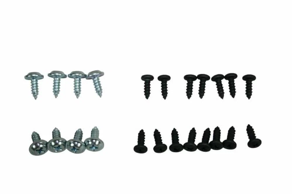 Fits 1963 Full Size Ford Screws to Secure the SS Upper Quarter Body Window Trim and the Seal for the Front Door Upper Wi